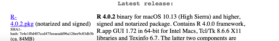 rstudio for mac 3.3.2